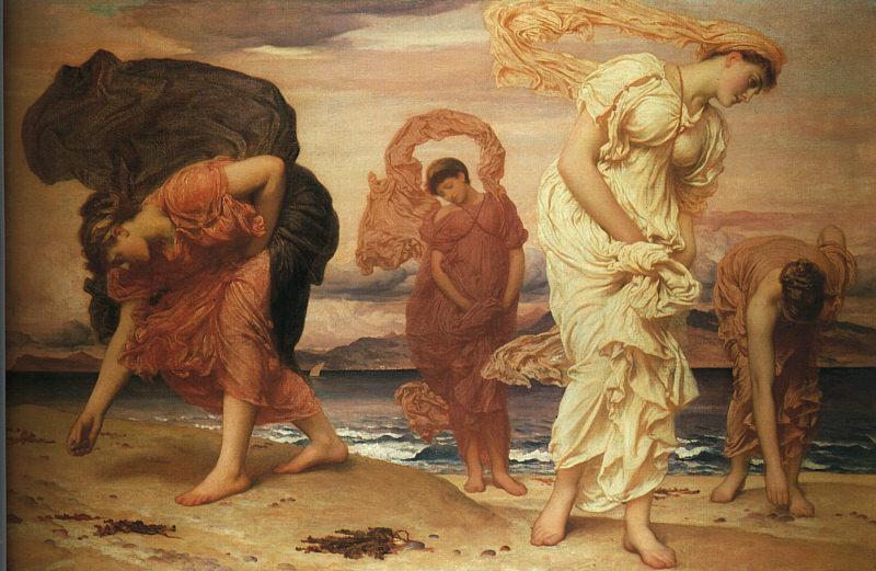 Lord Frederic Leighton The Syracusan Bride leading Wild Animals in Procession to the Temple of Diana oil painting picture